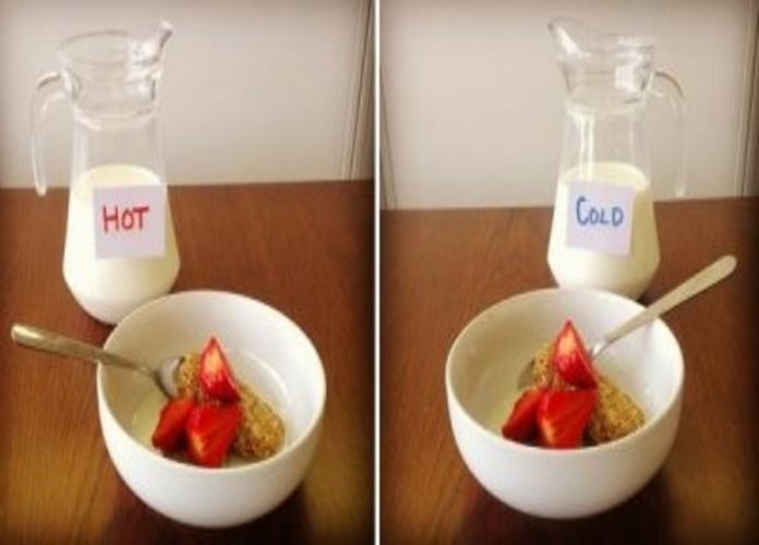 hot milk vs cold milk