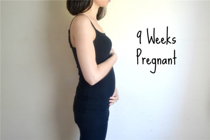 9 weeks pregnant