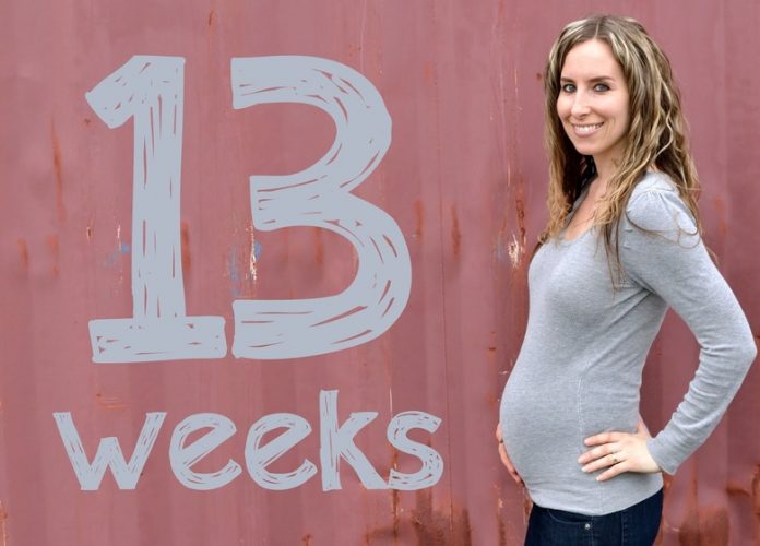 13 weeks pregnant
